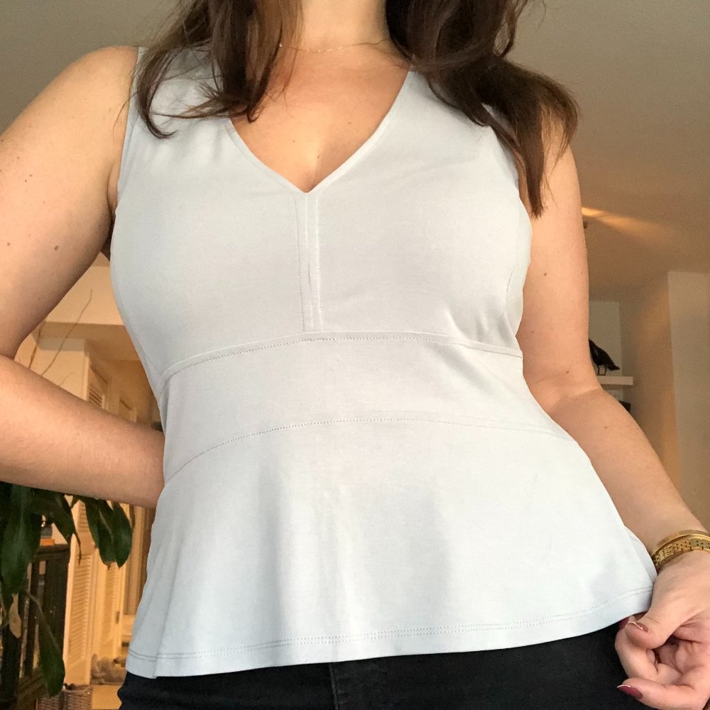 BCBG Peplum Tank